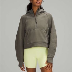 Lululemon Scuba Oversized Half Zip - Grey Sage XL/XXL